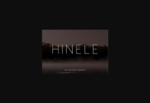 Hinele Font Poster 1