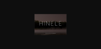 Hinele Font Poster 1