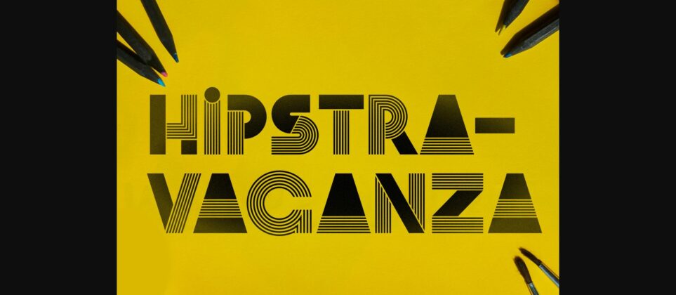 Hipstravaganza Font Poster 3