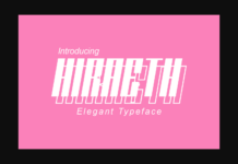 Hiraeth Font Poster 1