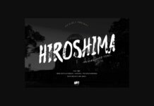 Hiroshima Font Poster 1