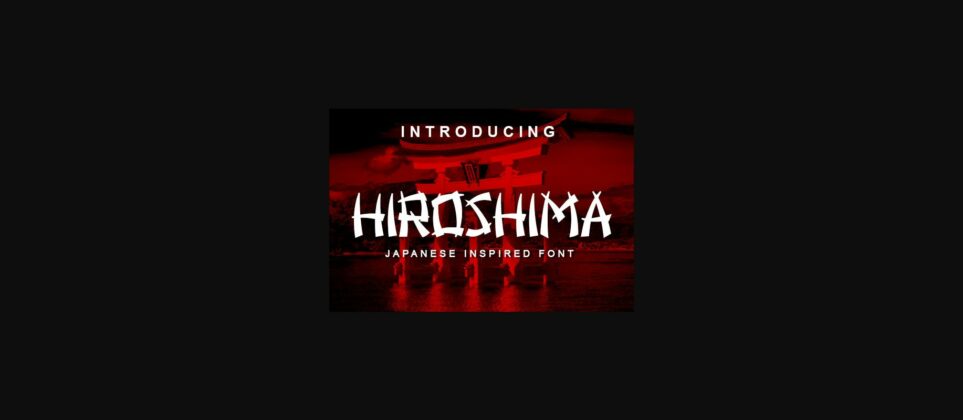 Hiroshima Font Poster 3