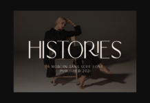Histories Font Poster 1