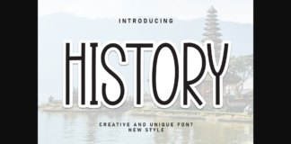 History Font Poster 1