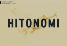 Hitonomi Font Poster 1