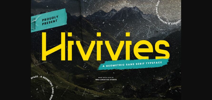 Hivives Font Poster 3