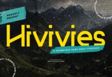 Hivives Font Poster 1