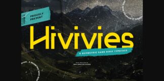 Hivives Font Poster 1