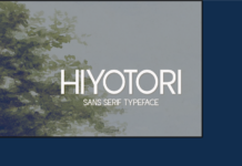 Hiyotori Font Poster 1