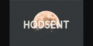 Hodsent Font Poster 1