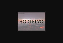 Hodtelvo Font Poster 1