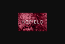 Hofield Font Poster 1