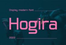 Hogira Font Poster 1