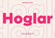 Hoglar Font Poster 1