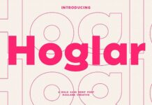 Hoglar Font Poster 1