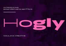 Hogly Font Poster 1