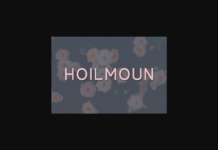 Hoilmoun Font Poster 1