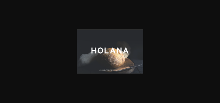 Holana Font Poster 3