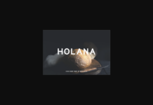 Holana Font Poster 1