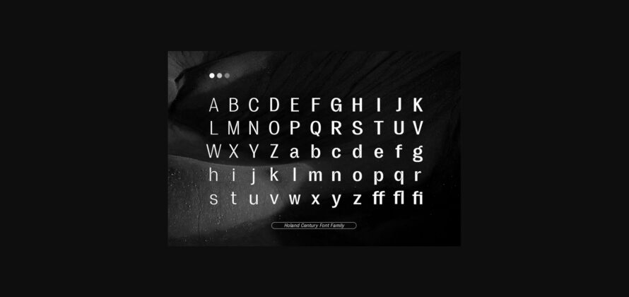 Holand Century Font Poster 6