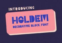 Holdem Font Poster 1