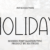 Holiday Font