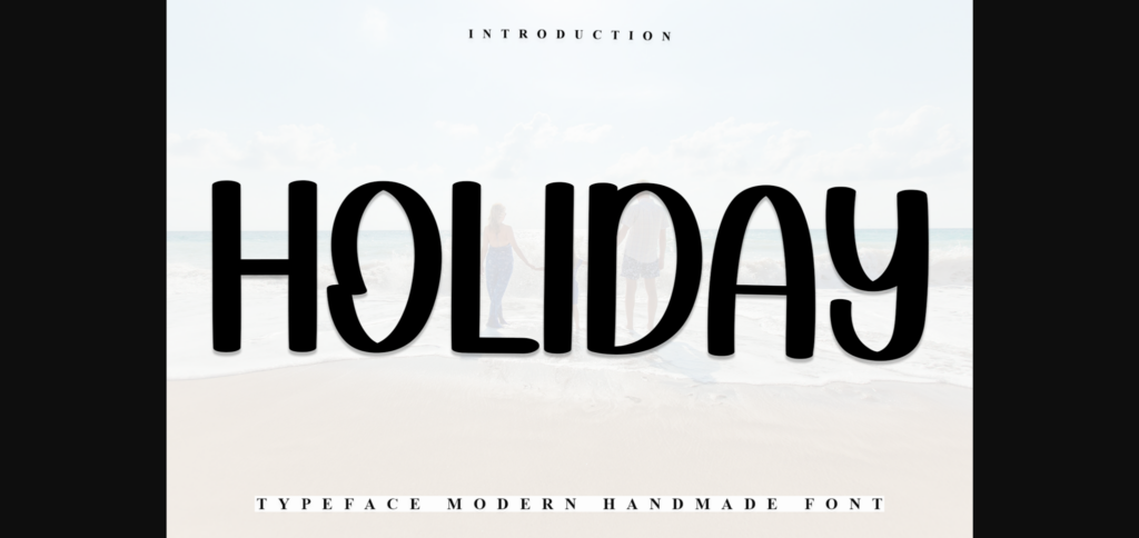Holiday Font Poster 3