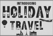 Holiday Travel Font Poster 1
