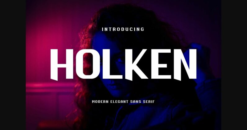 Holken Font Poster 1