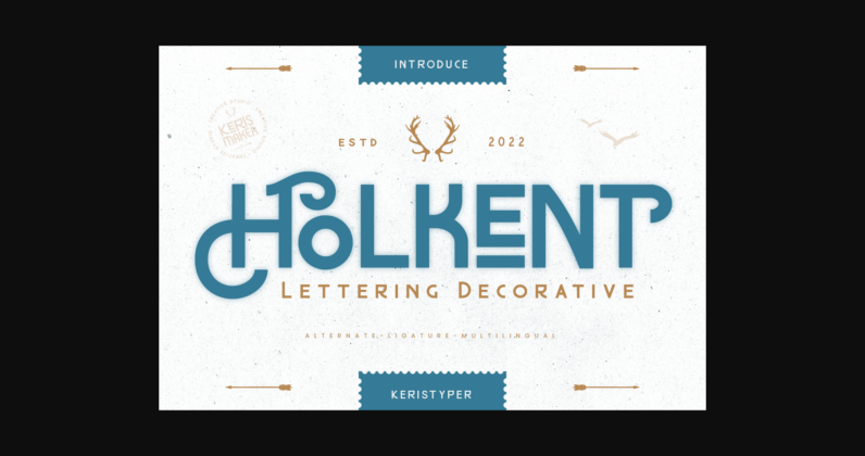 Holkent Font Poster 3