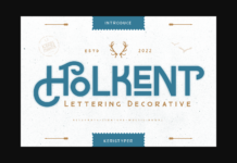 Holkent Font Poster 1