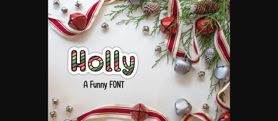 Holly Font Poster 3
