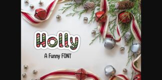 Holly Font Poster 1