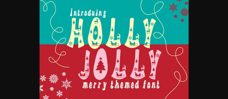 Holly Jolly Font Poster 3