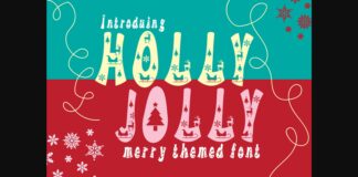 Holly Jolly Font Poster 1