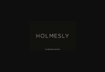 Holmesly Font Poster 1