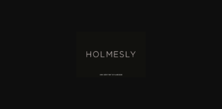 Holmesly Font Poster 1