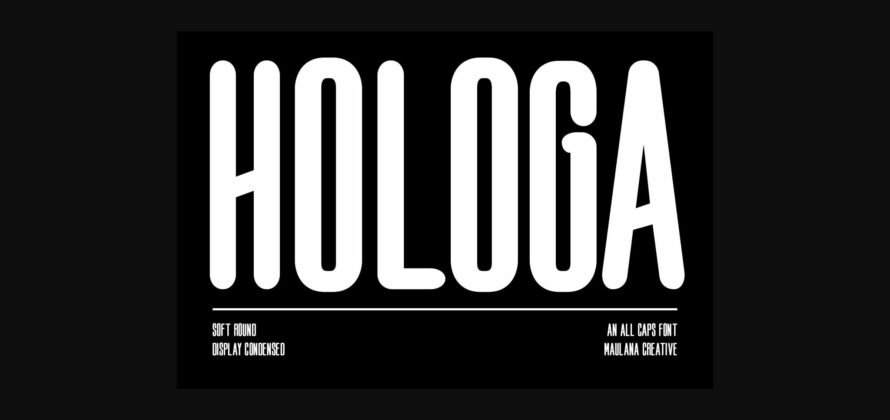 Hologa Font Poster 3