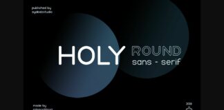 Holy Font Poster 1