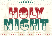 Holy Night Font Poster 1