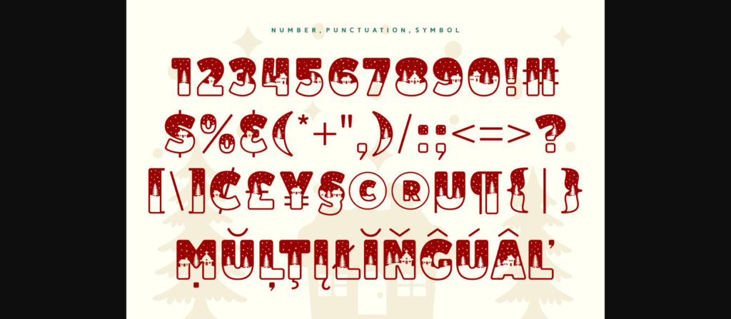 Holy Night Font Poster 8