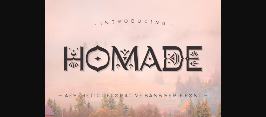 Homade Font Poster 3