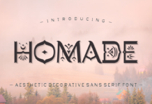 Homade Font Poster 1