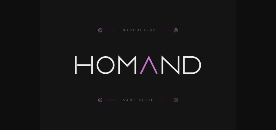 Homand Font Poster 1
