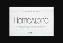 Home Alone Font Home Alone Font Poster 1