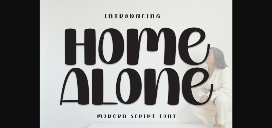 Home Alone Font Poster 3