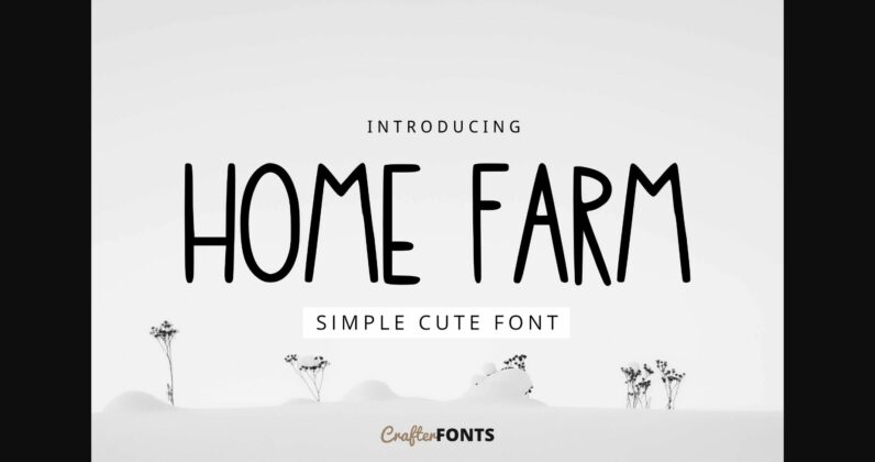Home Farm Font Poster 3