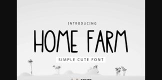 Home Farm Font Poster 1