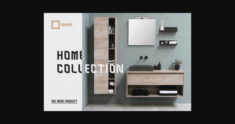 Home Furniture Font Poster 10