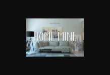 Home Mine Font Poster 1